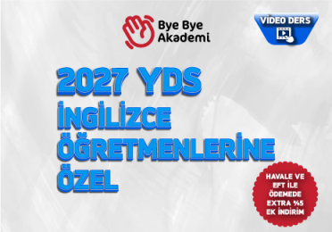 2027 YDS (VİDEO)