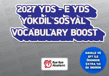 2027 Yds - E yds - Yökdil Sosyal Vocabulary Boost