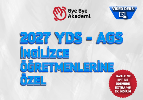 2027 YDS - AGS (VİDEO)