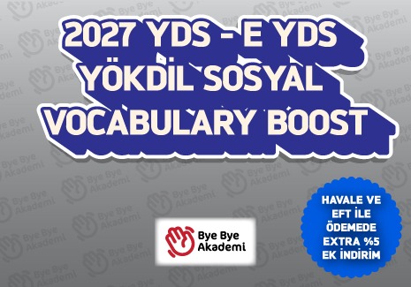 2027 Yds - E yds - Yökdil Sosyal Vocabulary Boost